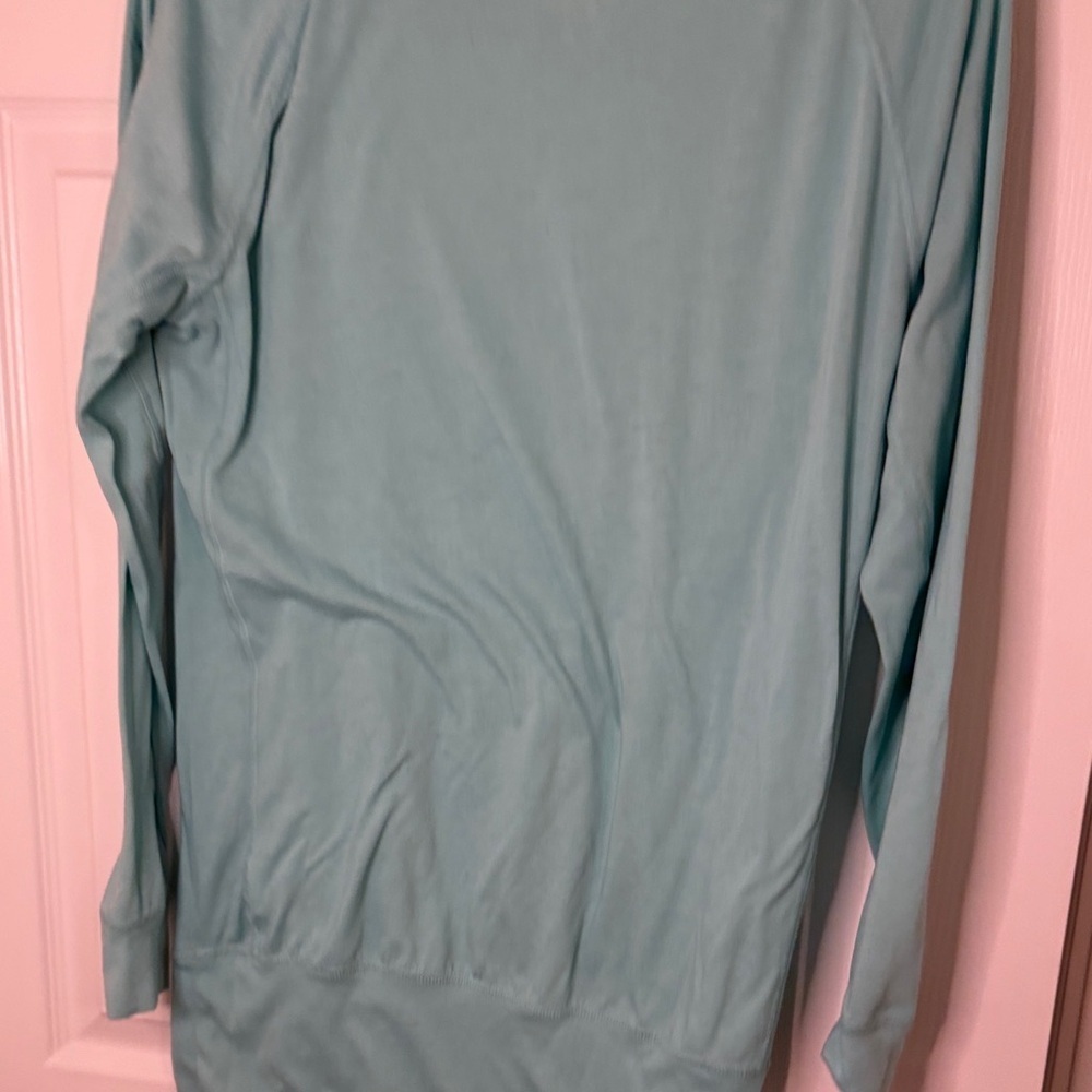 Women's Aqua Nike Dry Fit Long Sleeve Top - Picture 4 of 4